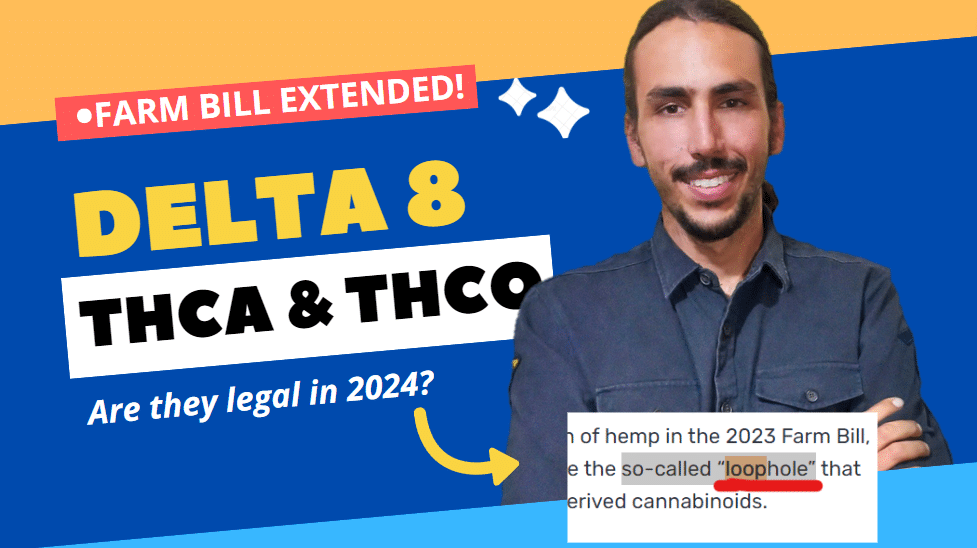 Is Delta & THCo Legal in 2024? Farm Bill 2024 Extension & What it Means for the Cannabis Industry in 2024